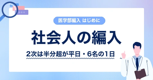 社会人の医学部学士編入|働きながら受かるための日程と時間の作り方